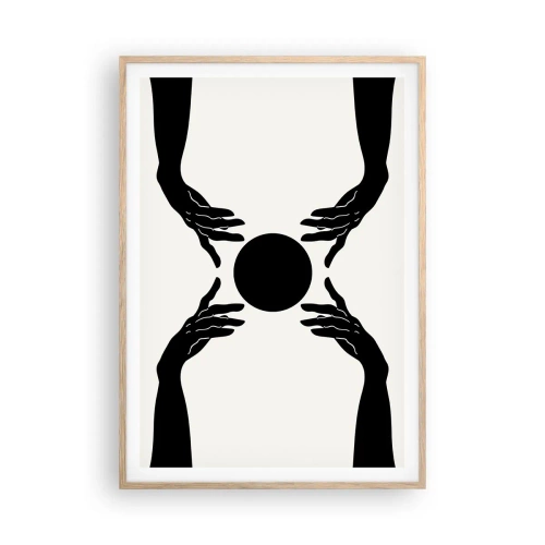 Plakat w ramie jasny dąb - Tajemny znak - 70x100 cm