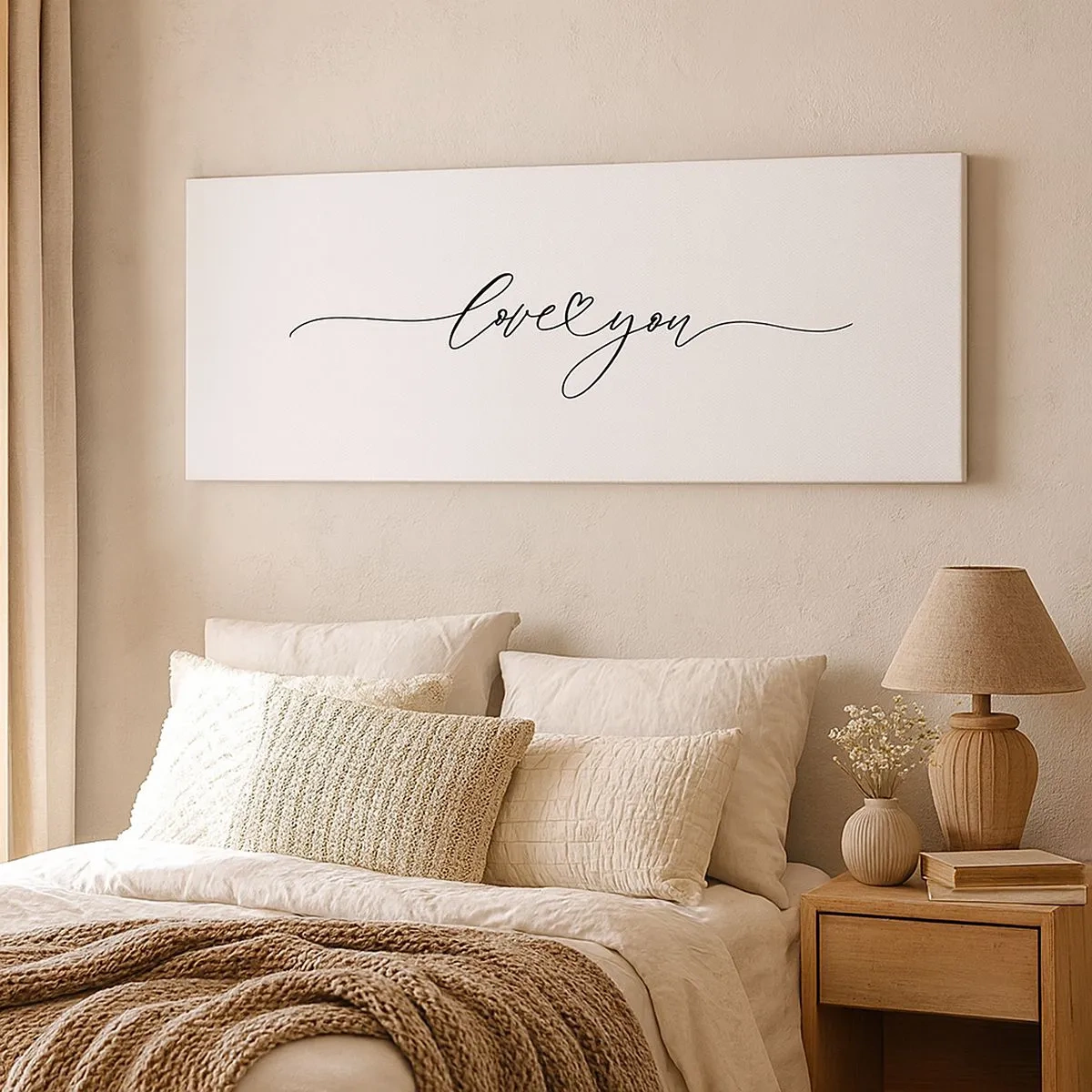 Obraz na płótnie - Czarno na białym - 100x40 cm