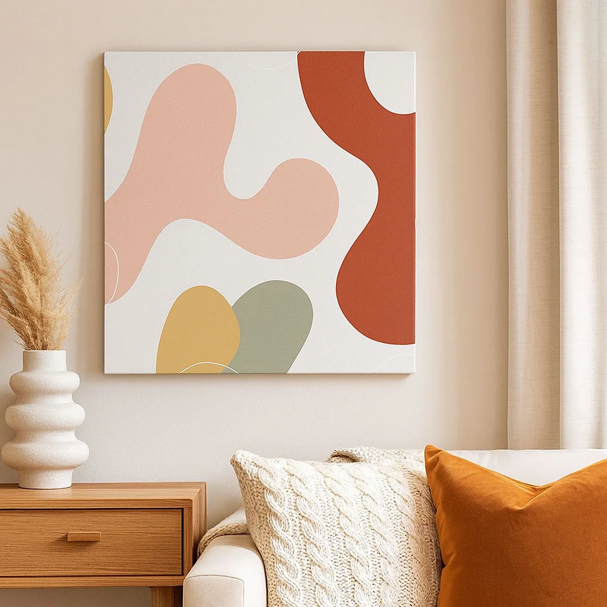 Obraz na płótnie - Esy czy floresy? - 30x30 cm