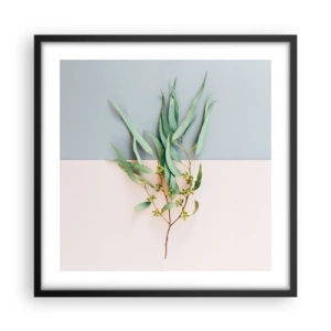Plakat w czarnej ramie - Pastelowa subtelność - 50x50 cm