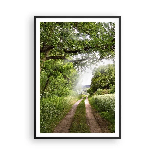 Plakat w czarnej ramie - Et in Arcadia ego - 70x100 cm