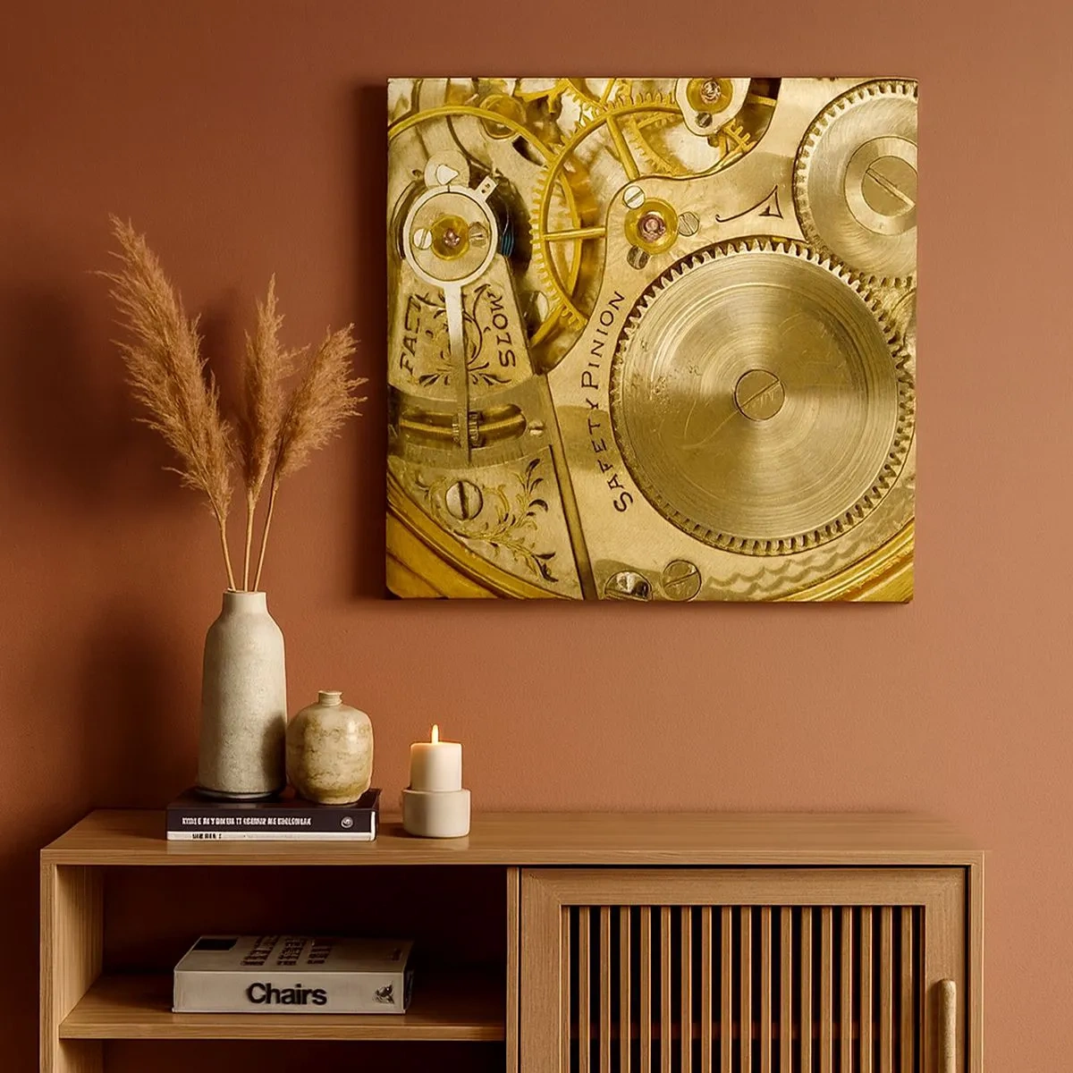 Obraz na płótnie - Idź z duchem czasu - 30x30 cm