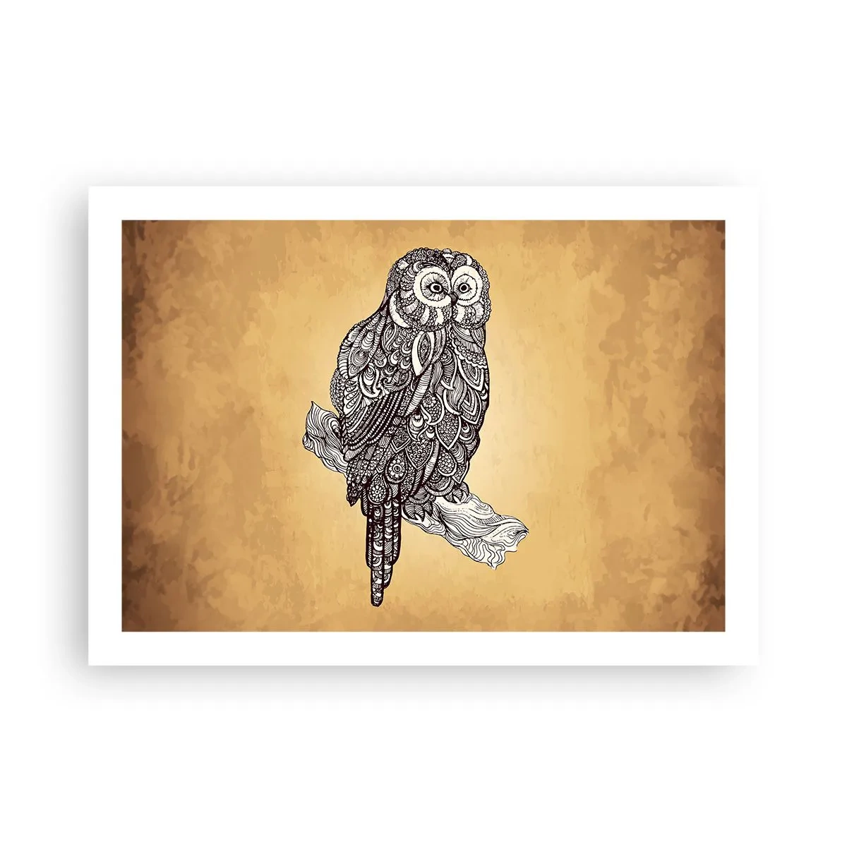 Plakat - Misterne ornamenty mądrości - 70x50 cm