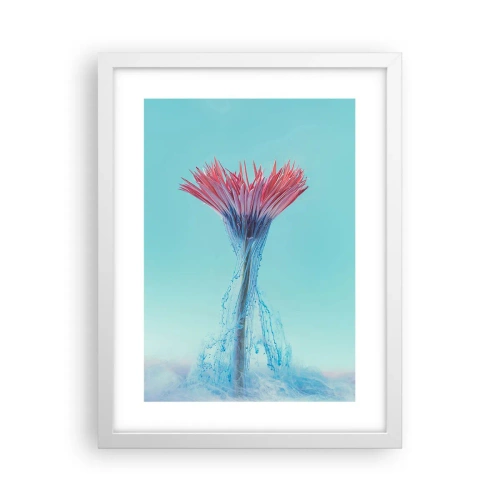 Plakat w białej ramie - W ożywczym objęciu - 30x40 cm