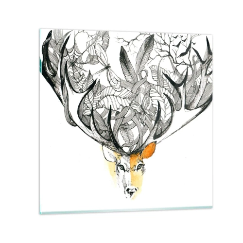 Obraz na szkle - Rogi obfitości - 40x40 cm