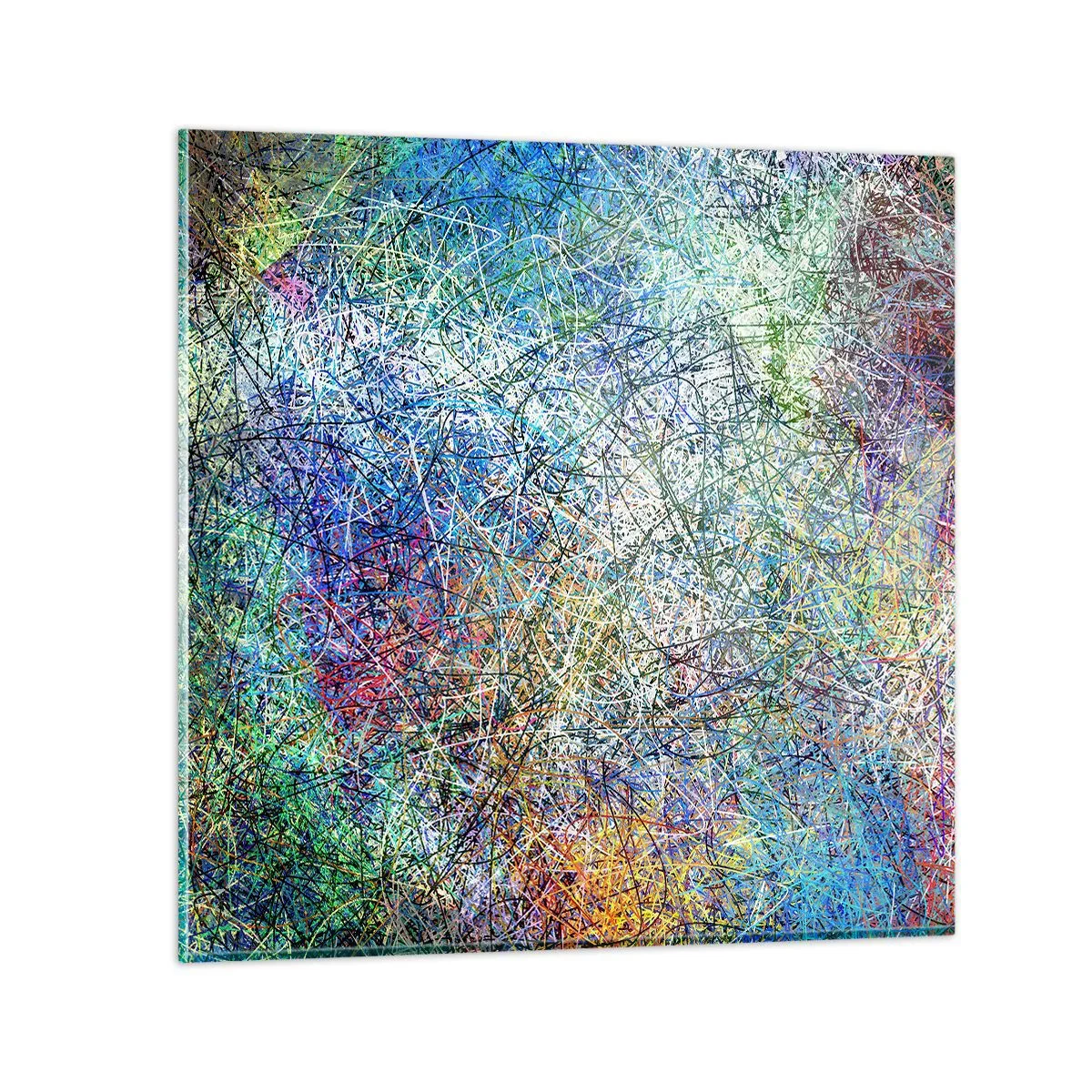 Obraz na szkle - To nie takie proste - 30x30 cm