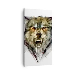 Obraz na płótnie - Ani kroku! - 65x120 cm