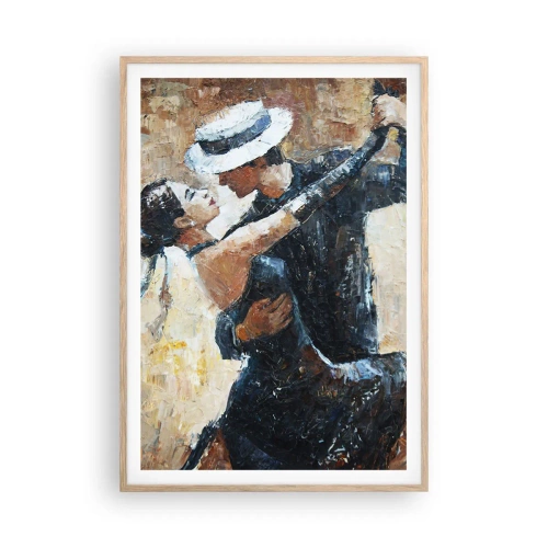 Plakat w ramie jasny dąb - A la Rudolf Valentino - 70x100 cm