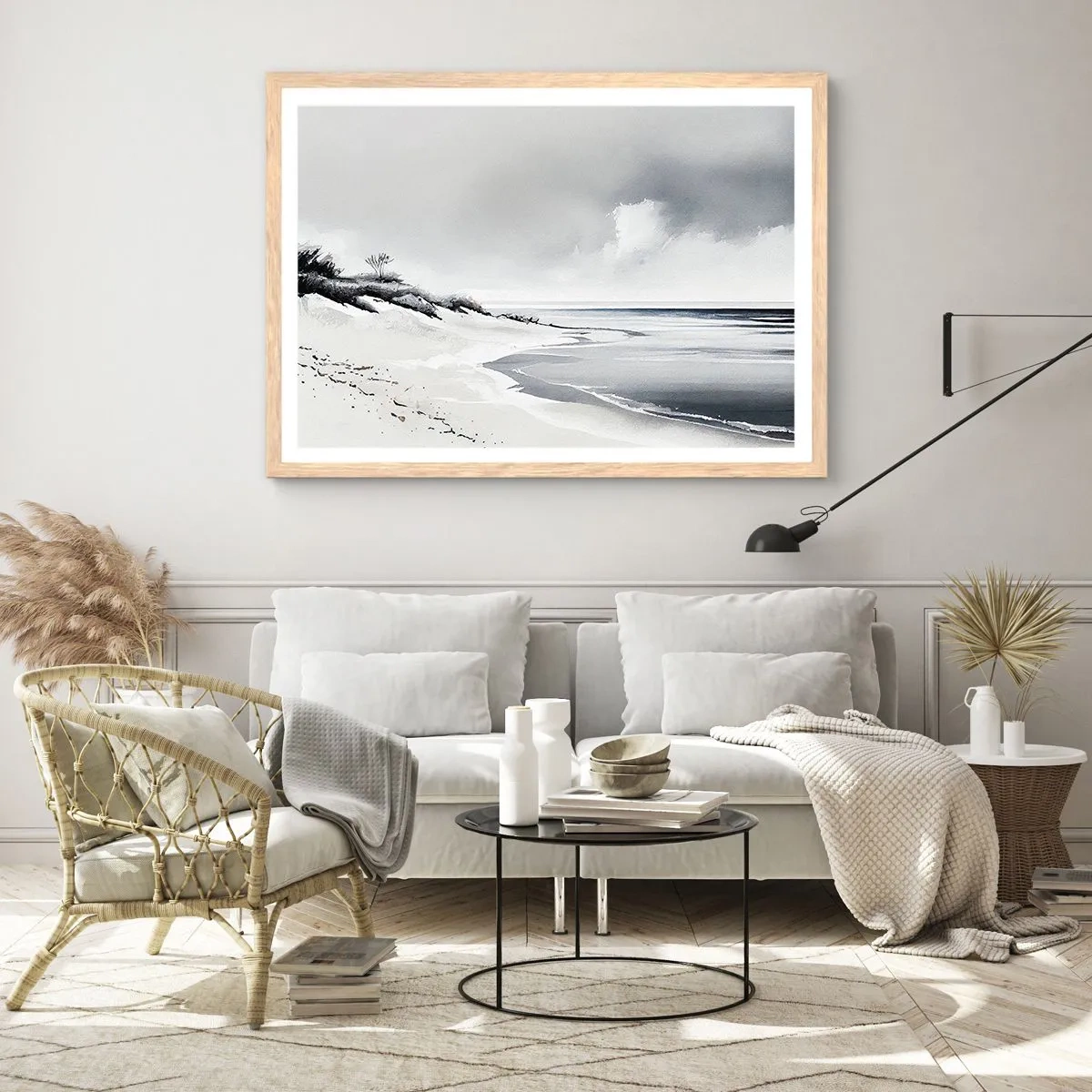 Plakat w ramie jasny dąb - Od zawsze razem - 70x50 cm