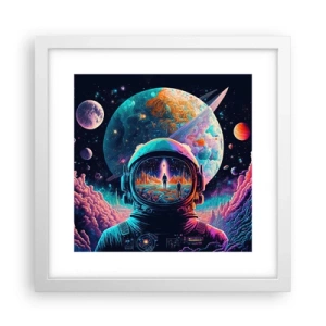 Plakat w białej ramie - Filozofom się nie śniło - 30x30 cm
