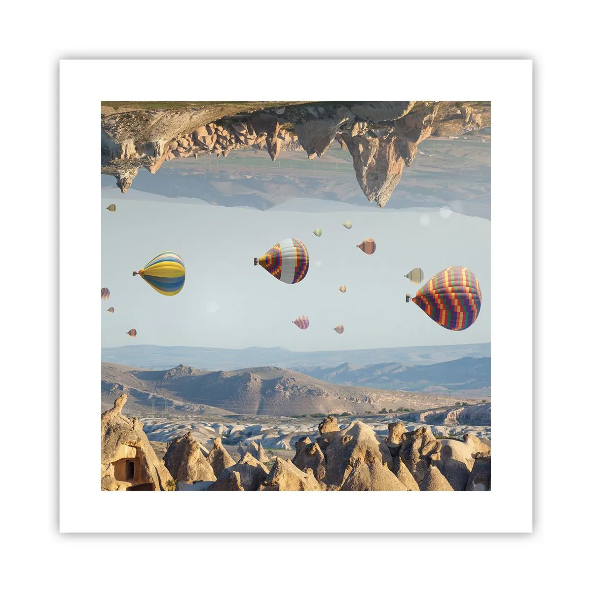 Plakat - Tu wszystko jest możliwe - 40x40 cm