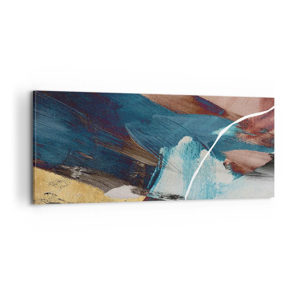 Obraz na płótnie - Z rozmachem i energicznie - 100x40 cm