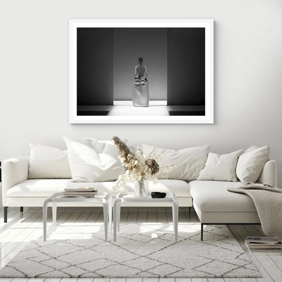 Plakat w białej ramie - Wyrafinowana prostota - 100x70 cm