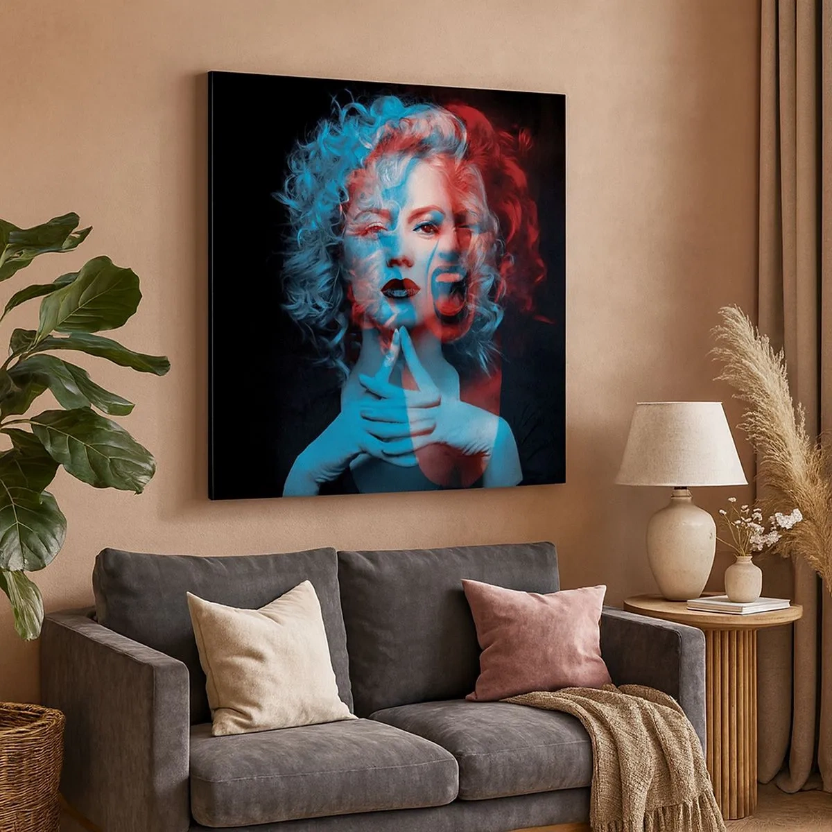 Obraz na płótnie - Alter ego - 30x30 cm