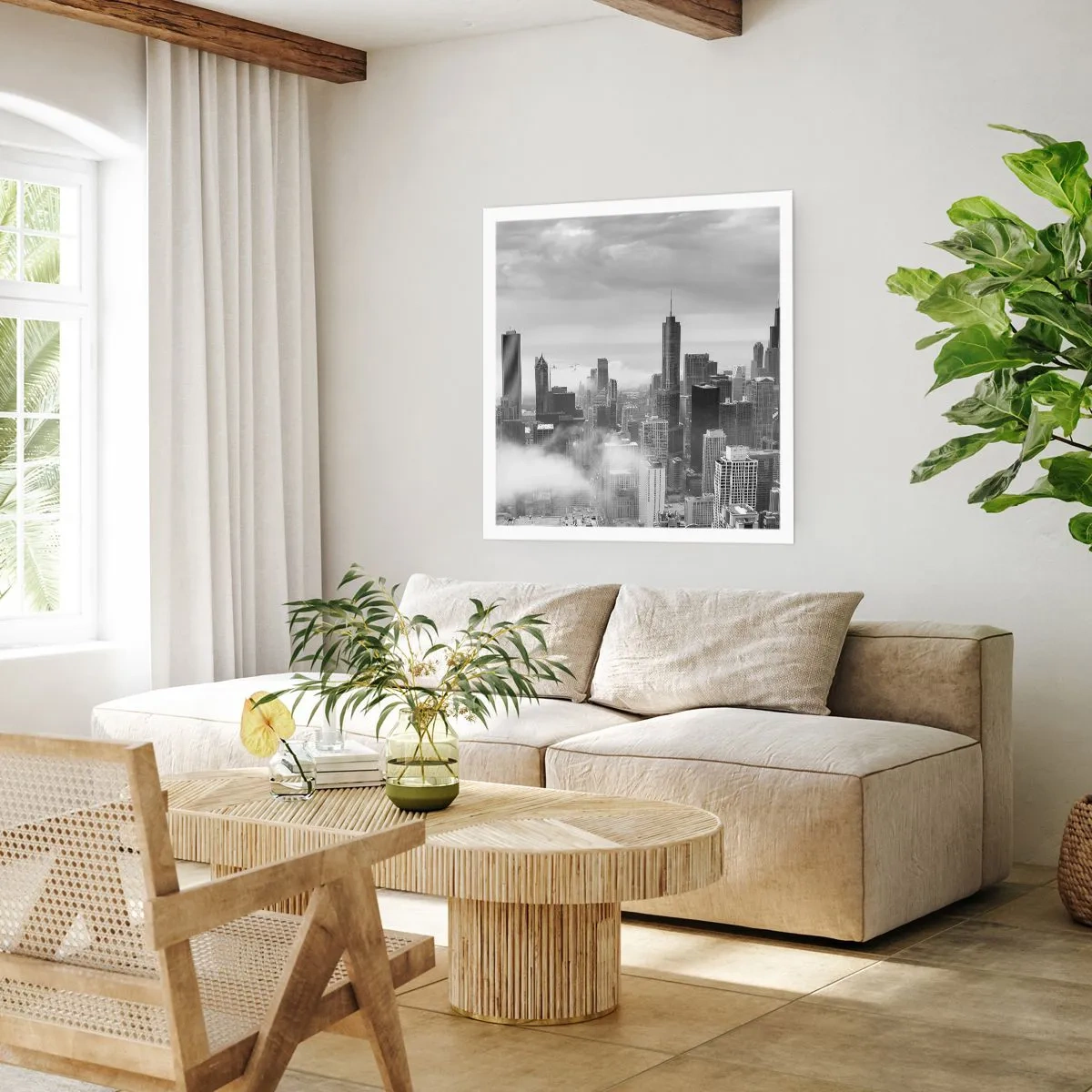 Plakat - Pejzaż amerykański - 60x60 cm
