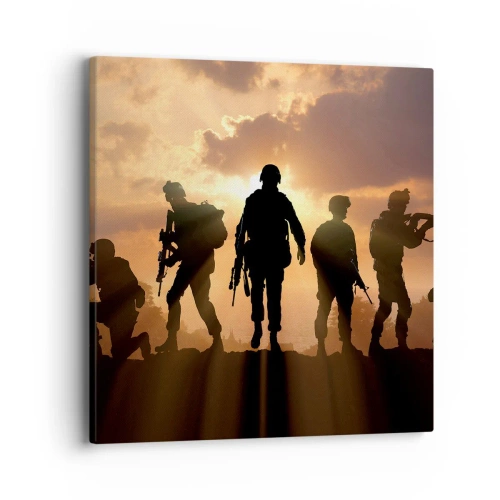 Obraz na płótnie - Brothers in arms - 40x40 cm