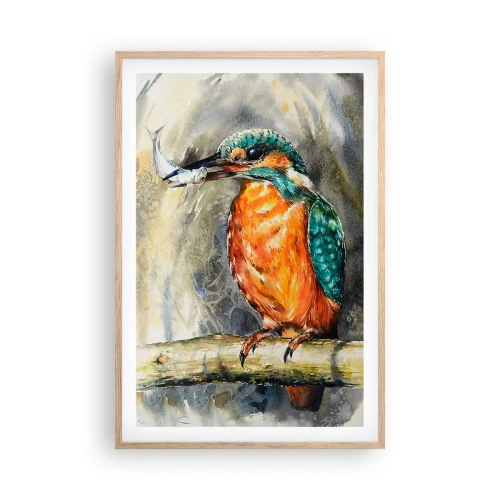 Plakat w ramie jasny dąb - Prawo natury - 61x91 cm