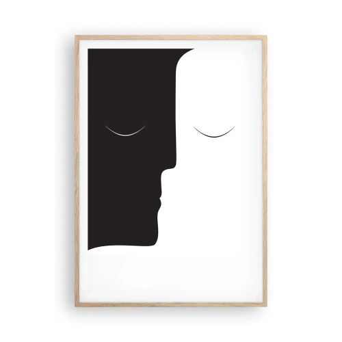 Plakat w ramie jasny dąb - Jedność przeciwieństw - 70x100 cm