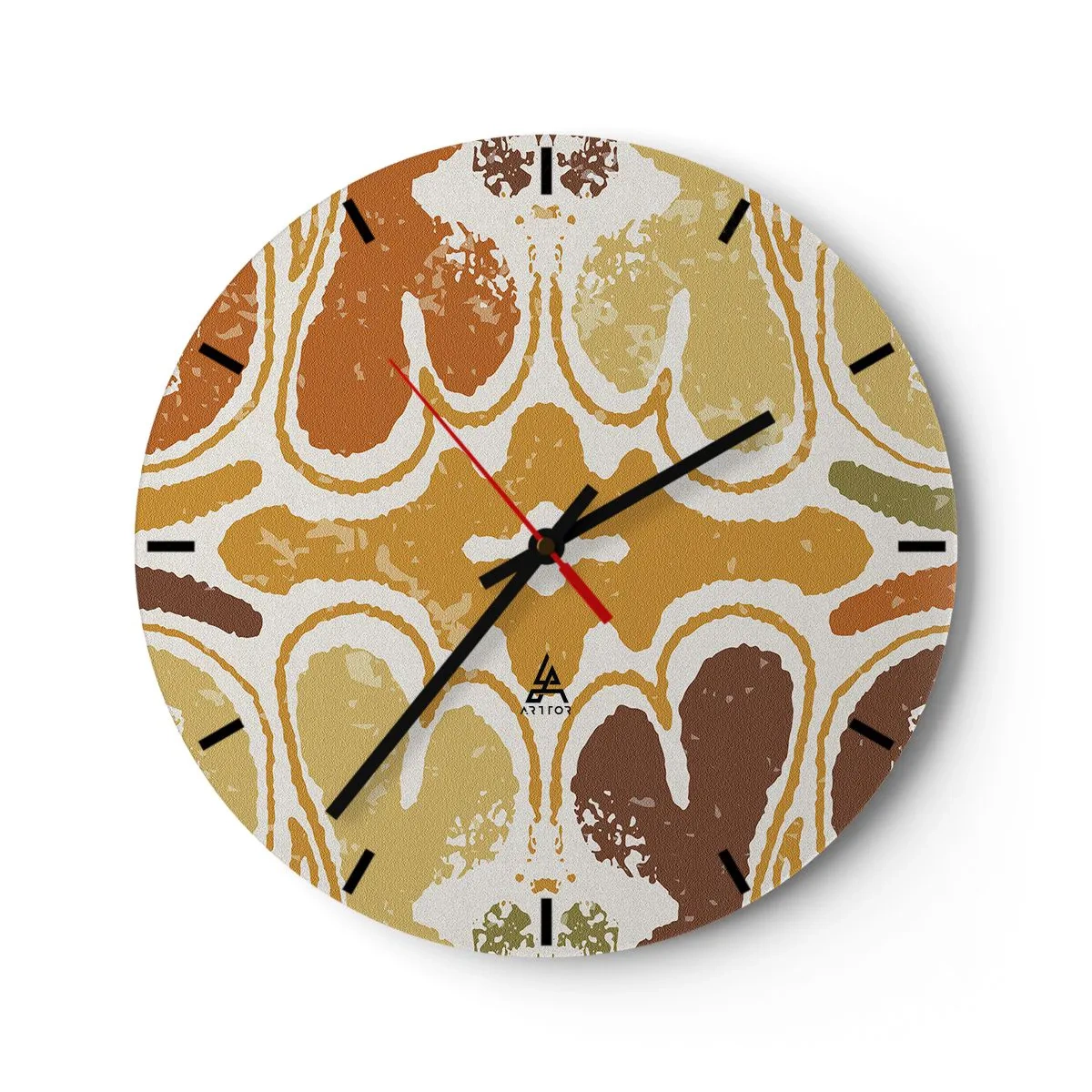 Zegar ścienny - Abstrakcja sentymentalna - 40x40 cm