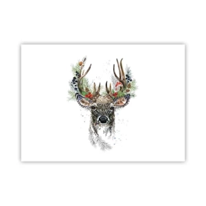 Plakat - W świątecznej szacie - 70x50 cm