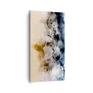 Obraz na płótnie - Zatopione w tumanie mgły - 65x120 cm