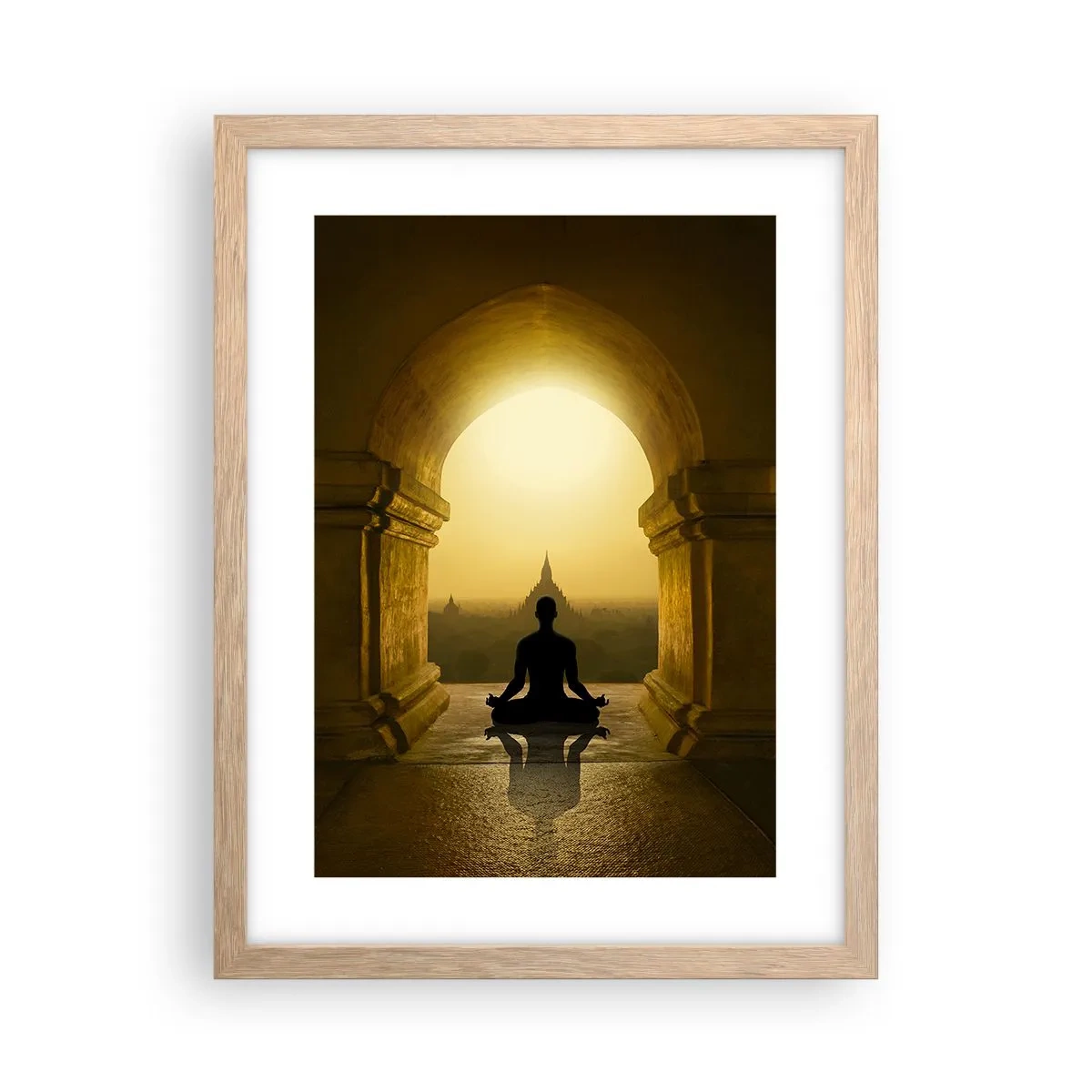 Plakat w ramie jasny dąb - Pełna harmonia - 30x40 cm