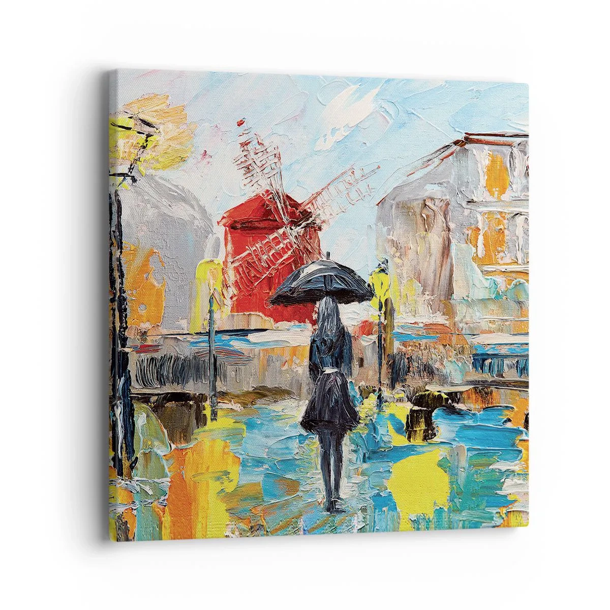 Obraz na płótnie - Paryskie legendy - 40x40 cm