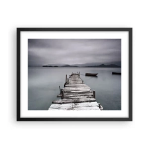 Plakat w czarnej ramie - Jutro możesz ruszać - 50x40 cm