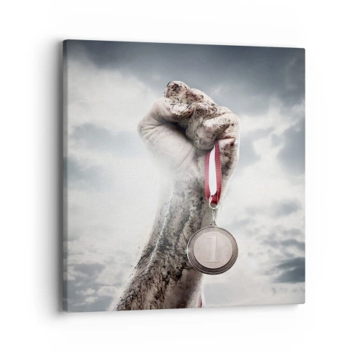 Obraz na płótnie - Per aspera ad astra - 40x40 cm