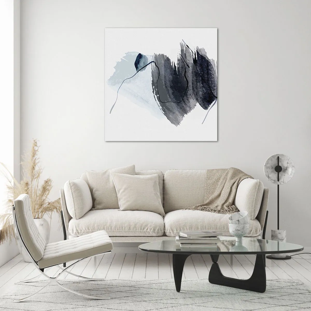 Obraz na szkle - Intensywność i ruch - 70x70 cm