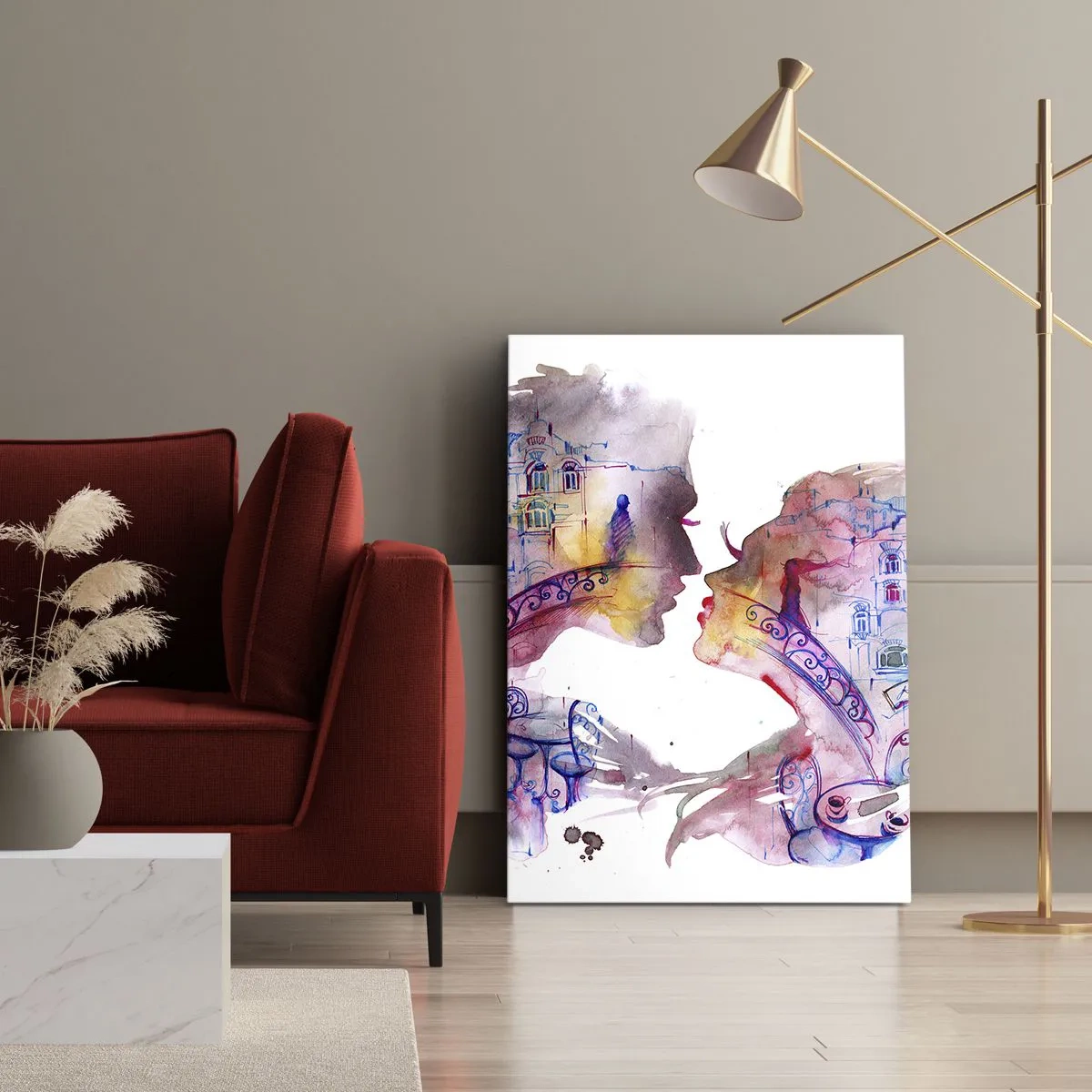 Obraz na płótnie - Tajemny most westchnień - 45x80 cm