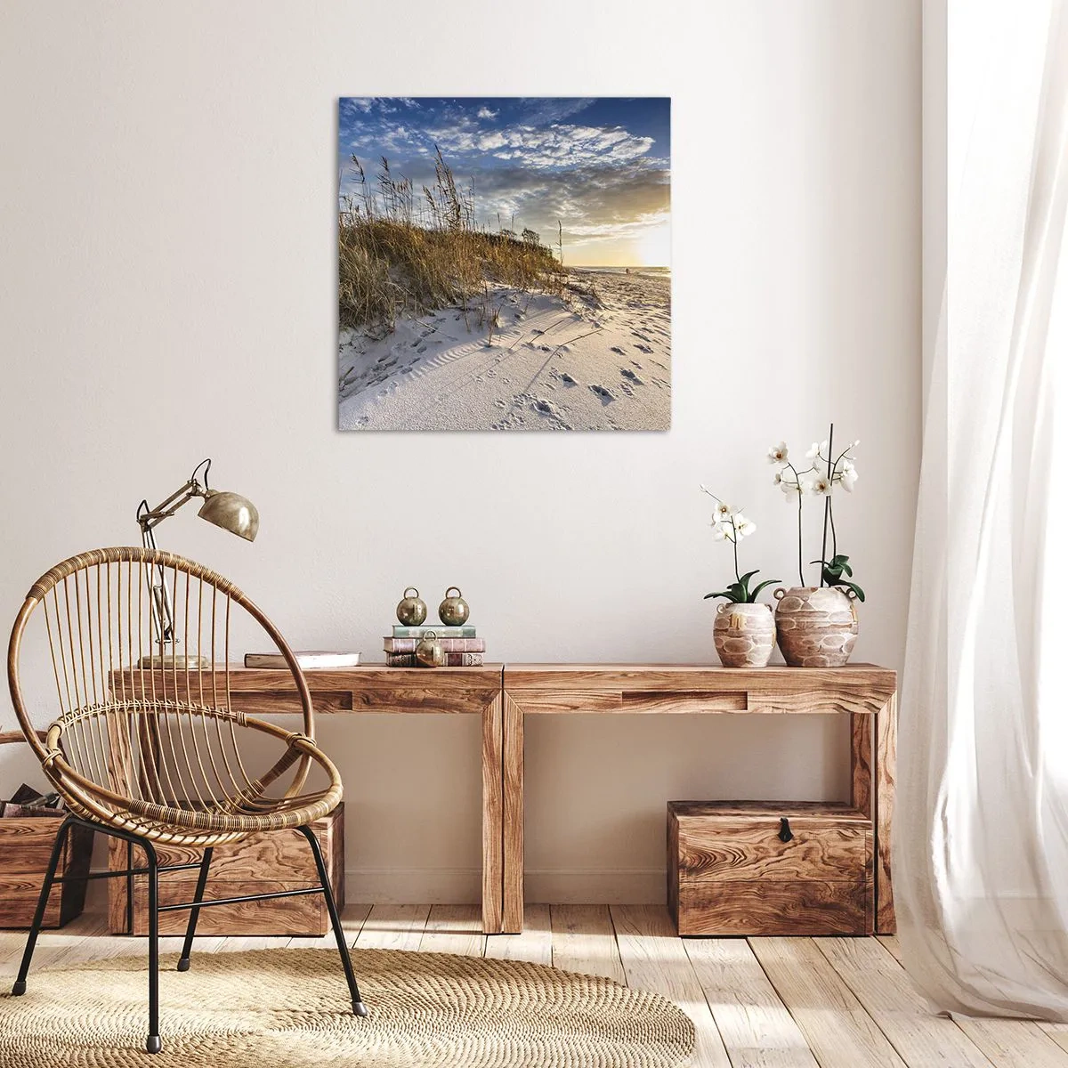 Obraz na płótnie - Zaproszenie na spacer - 60x60 cm