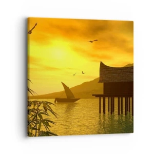 Obraz na płótnie - Upragniony spokój - 40x40 cm