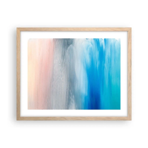 Plakat w ramie jasny dąb - Żywioły: powietrze - 50x40 cm