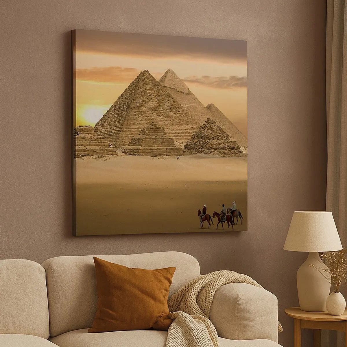 Obraz na płótnie - Bez zmian od tysięcy lat - 30x30 cm