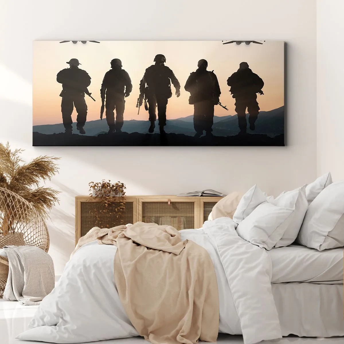 Obraz na płótnie - Witaj w naszym świecie - 90x30 cm