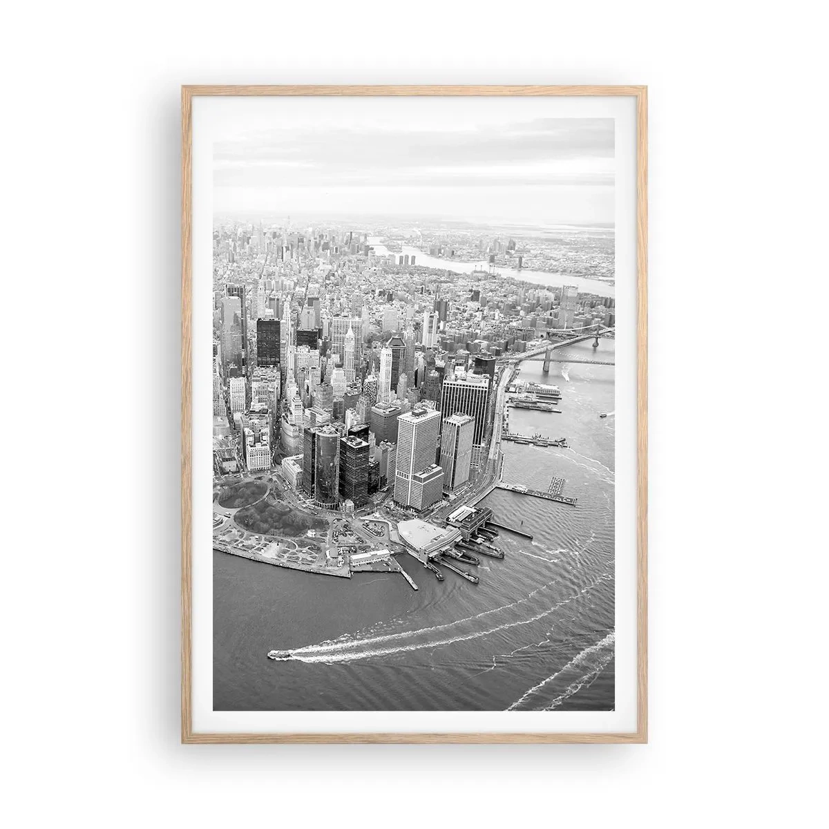 Plakat w ramie jasny dąb - Jak nie pokochać? - 70x100 cm