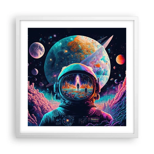 Plakat w białej ramie - Filozofom się nie śniło - 50x50 cm