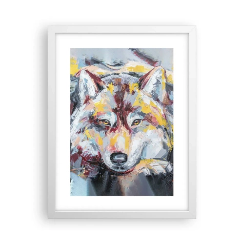 Plakat w białej ramie - Spokój wśród bliskich - 30x40 cm