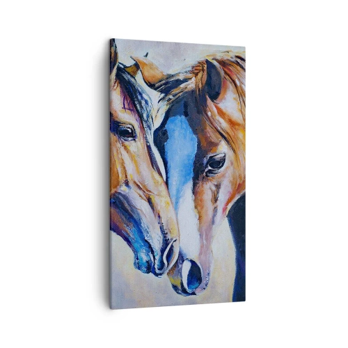 Obraz na płótnie - Czy to jest przyjaźń? czy to jest kochanie? - 45x80 cm