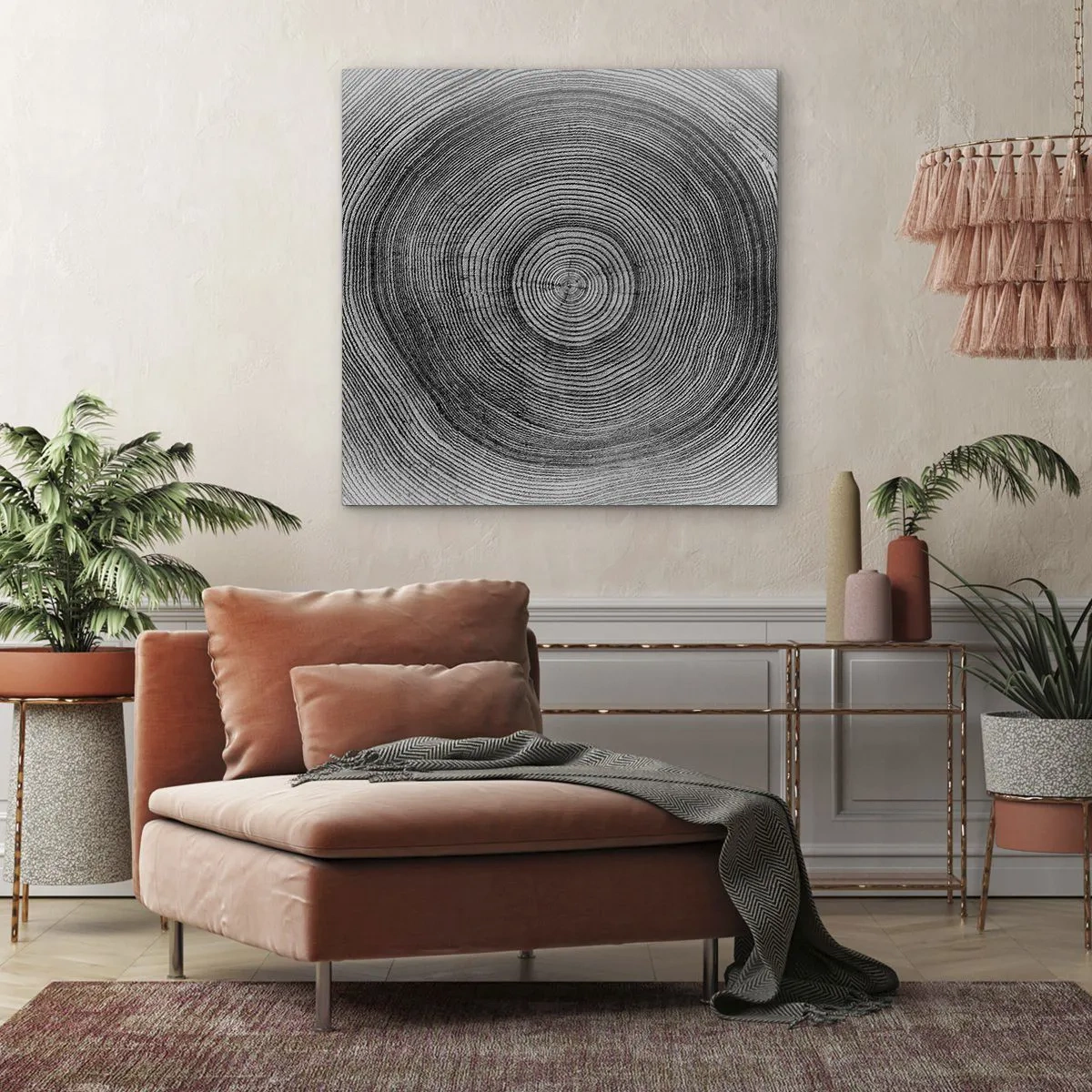 Obraz na płótnie - Znak czasu - 70x70 cm