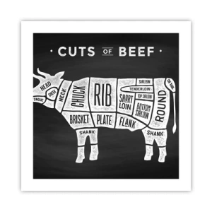 Plakat - Elementarz masarza - 50x50 cm