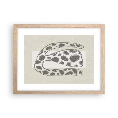 Plakat w ramie jasny dąb - Przedziwne stworzenie - 40x30 cm