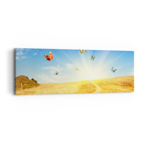 Obraz na płótnie - I jak tu nie kochać lata? - 90x30 cm