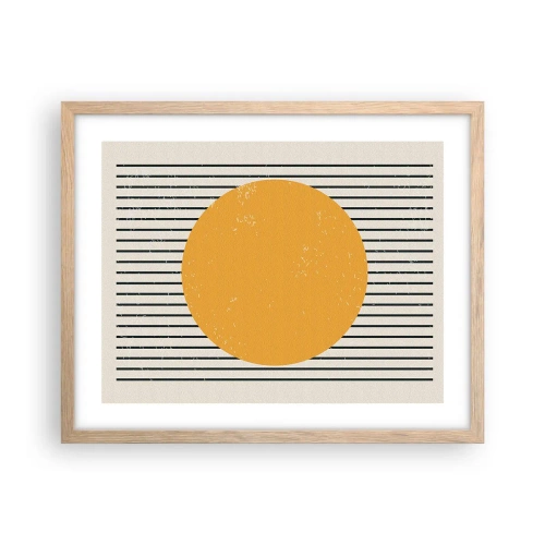 Plakat w ramie jasny dąb - Siła prostoty - 50x40 cm