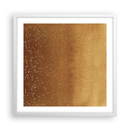 Plakat w białej ramie - Narodziny światła - 50x50 cm