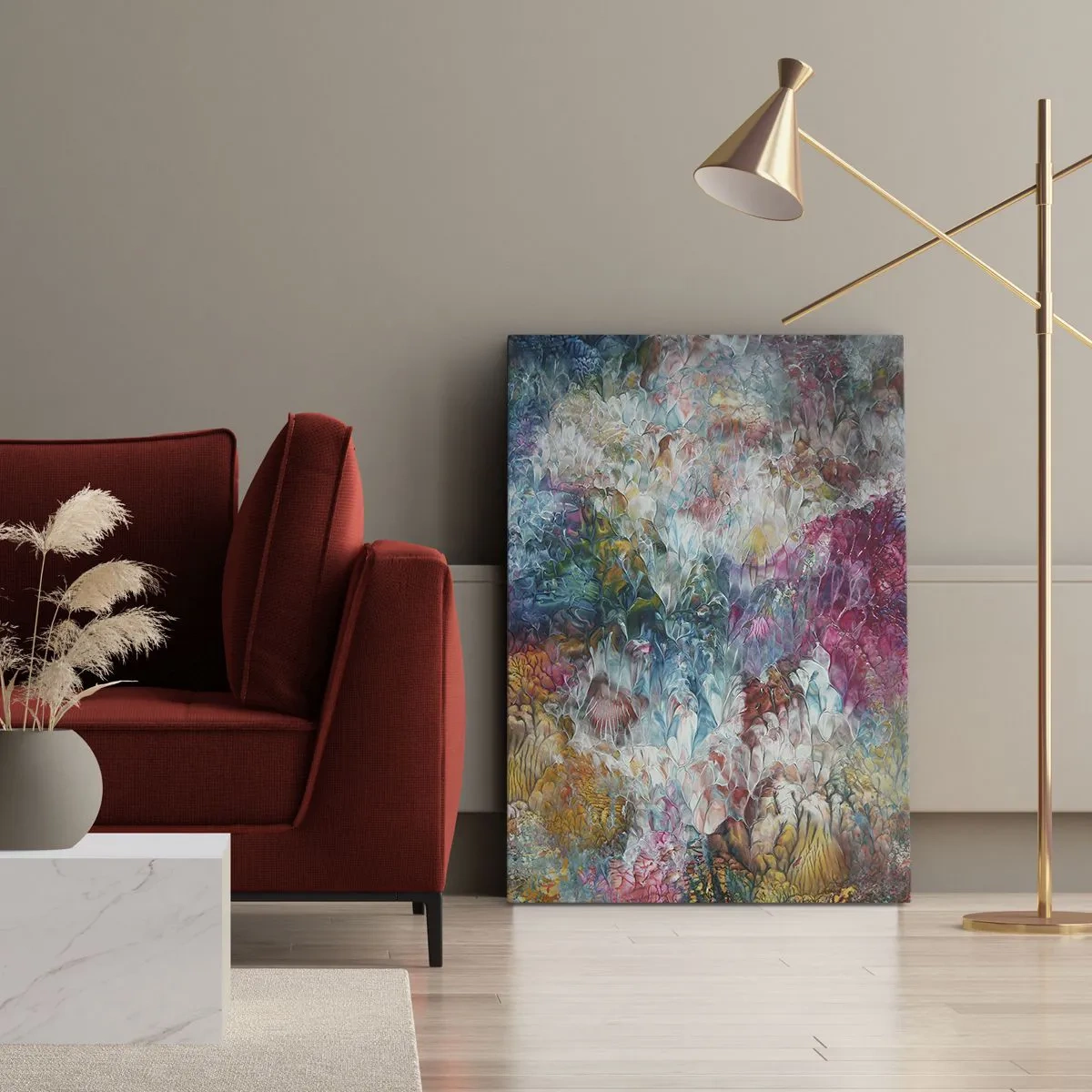 Obraz na płótnie - W pełnym rozkwicie - 65x120 cm