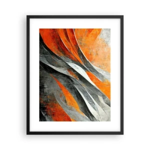 Plakat w czarnej ramie - Żar i chłód - 40x50 cm