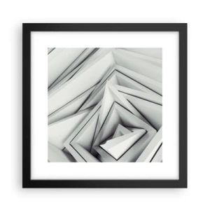 Plakat w czarnej ramie - Ostrych kątów pąkowie - 30x30 cm
