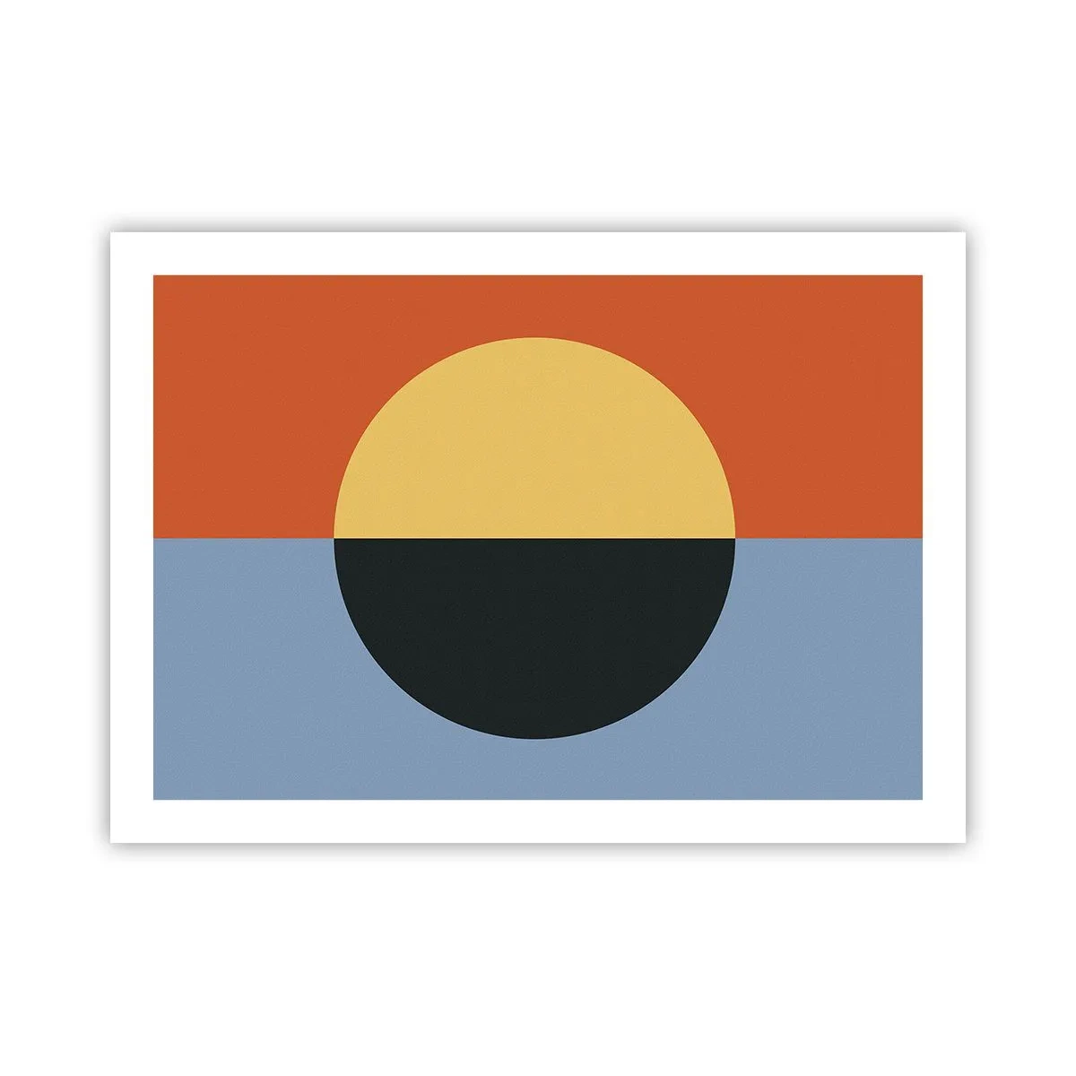 Plakat - Kompozycja ciepła i chłodu - 70x50 cm